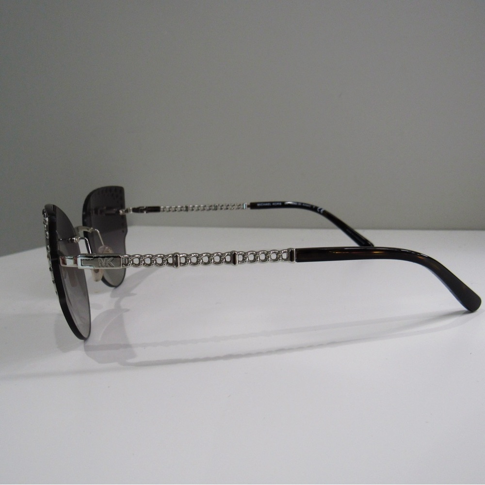 Michael Kors Black Studded Cat-Eye Sunglasses | MK1058B St. Anton - Picture 9 of 15